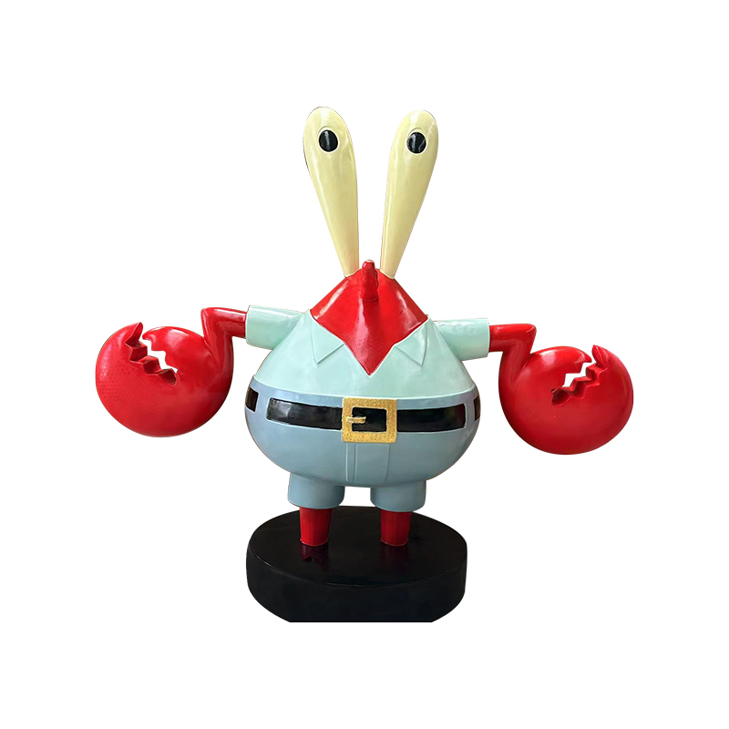 Mr. Krabs Statue collezionabile Figurina spongeBob per fan e decorazioni per la casa
