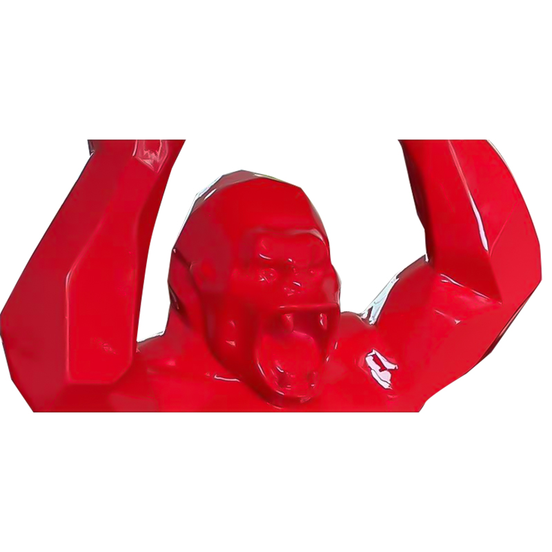 Kong Orangutan Sollevamento della scultura per secchi per esposizioni d'arte all'aperto Kong Orangutan Sollevamento della scultura per secchi per esposizioni d'arte all'aperto